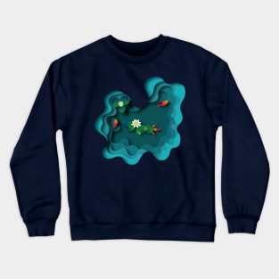 Multi-layered Pond Crewneck Sweatshirt